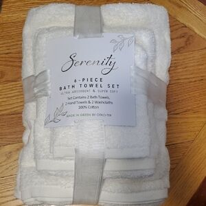 Serenity Pure White Towel Collection